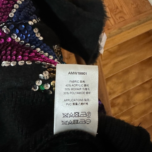 Rare AMEN embellished/bejeweled/rhinestone Sweater BNWT - Picture 4 of 6